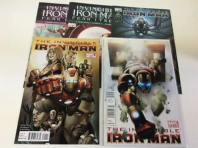 Buy The Invincible Iron Man #500-504 (marvel/fraction/larroca/0918416) Full Set Of 5 • 14.79£