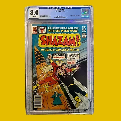 Buy DC Comics Shazam #28 CGC 8.0 1977 2nd Appearance Of Black Adam • 142.31£