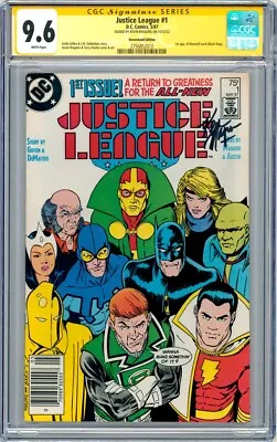 Buy CGC SS 9.6 Justice League #1 SIGNED Kevin Maguire Art Batman 1st Maxwell Lord • 160.69£