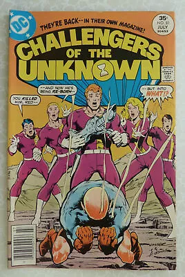 Buy Challengers Of The Unknown #81 - DC Comics July 1977 F/VF 7.0 • 6.75£