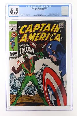 Buy Captain America #117 - Marvel Comics 1969 CGC 6.5 Origin And 1st Appearance Of T • 216.35£