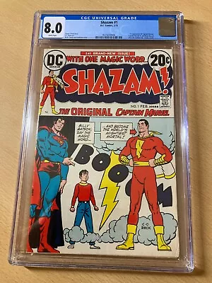Buy Shazam 1 (1973) – DC Comics Bronze Age Key - CGC 8.0 VFN • 65£