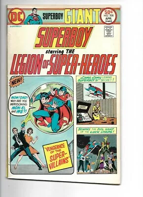 Buy Superboy #208, 1975 Dc Comics, Fn Condition • 7.90£
