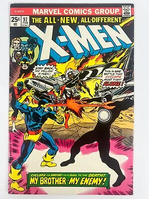 Buy UNCANNY X-MEN #97 - 1976 - 1st Lilandra - Mid Grade Bronze Age X-Men Key - MCU • 67.79£