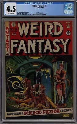 Buy Weird Fantasy #8 Cgc 4.5 Off-white Pages Ec Comics 1951 • 323.23£