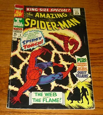 Buy The Amazing Spider-Man Annual # 4, Marvel 1967 King Size Special, Stan Lee  • 23.15£