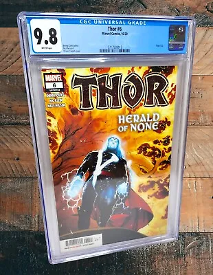 Buy CGC Graded 9.8 ~ THOR #6 ~ Olivier Coipel Cover ~ Danny Crates Story • 47.25£