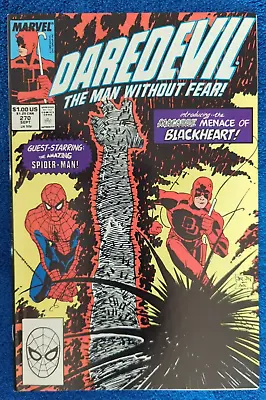Buy Daredevil #270. Marvel. 1989. The First Appearance Of Blackheart! 9.6 Near Mint+ • 31.98£