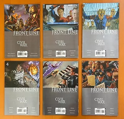Buy Front Line - Civil War #1, 2, 3 Up To 11 Complete Series (Marvel 2006) 11 Comics • 29.62£