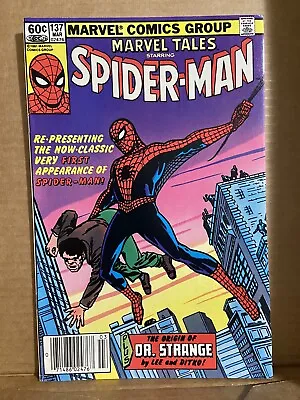 Buy Marvel Tales 137 Spider-man Newsstand Reprint Of Amazing Fantasy 15 Marvel 1982 • 19.98£