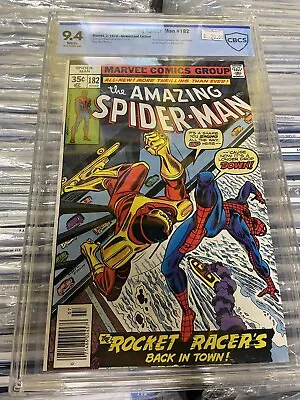 Buy Amazing Spider-Man 182 CBCS 9.4 NM Newsstand Peter Proposes To MJ (Marvel 1978) • 79.02£