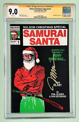 Buy Solson Christmas Special #1 (CGC 9.0) 1986, Signed By Jim Lee, 1st Published Art • 357.45£