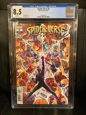 Buy Spider-Verse #6 CGC 8.5 (Multiple 1st Appearances) Low Print (HTF) Miles Morales • 90.88£