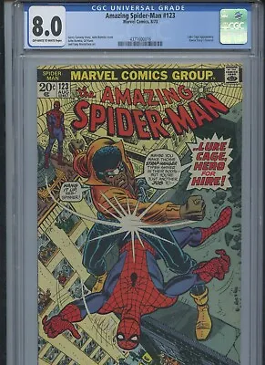 Buy Amazing Spider-Man #123 1973 CGC 8.0 • 94.34£