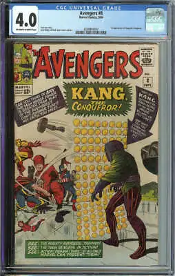 Buy Avengers #8 Cgc 4.0 Ow/wh Pages // 1st Appearance Of Kang The Conqueror • 354.93£