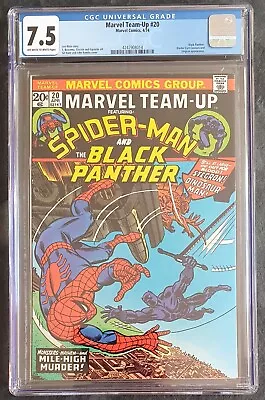 Buy Marvel Team-up #20 Cgc 7.5 - Features Spider-man & Black Panther • 49.99£