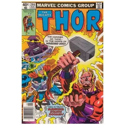 Buy Thor (1966 Series) #286 Newsstand In VF Minus Condition. Marvel Comics [p} • 5.86£