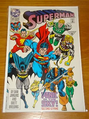 Buy Superman #65 Vol 2 Dc Comics Near Mint Condition March 1992 • 4.99£