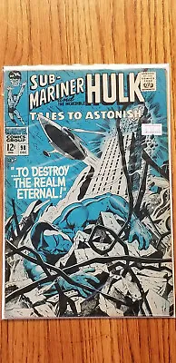 Buy Tales To Astonish #98 *1967* Sub-mariner Hulk ~ By Stan Lee~ Marvel 5.0 • 11.85£