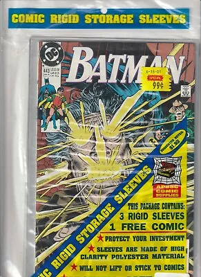 Buy Batman #443 Packaged With 2 Comic Rigid Storage Sleeves DC / APSSC Supplies • 12.06£