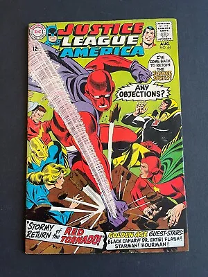 Buy Justice League Of America #64 - 1st Appearance Of Red Tornado (DC, 1968) Fine/F+ • 55.40£