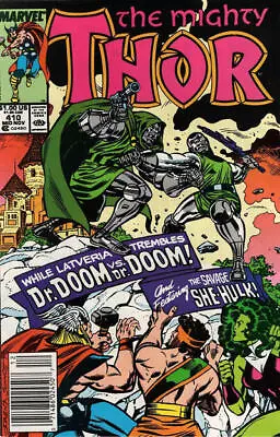Buy Thor (1962) # 410 Mark Jewelers (5.0-VGF) Dr. Doom, Hercules, She-Hulk 1989 • 9£