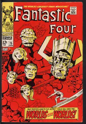 Buy Fantastic Four #75 5.0 // Silver Surfer + Galactus App Marvel 1968 • 71.51£
