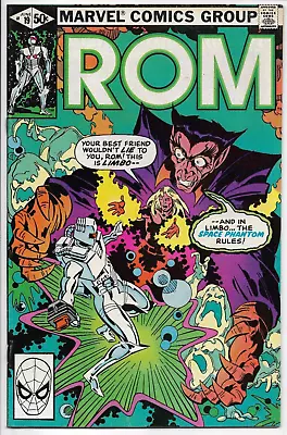 Buy Rom Spaceknight #19 Marvel Mantlo Buscema 1981 VFN Space Phantom • 5.99£