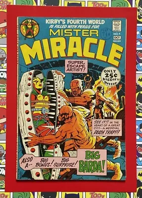 Buy MISTER MIRACLE #4 - OCT 1971 - 1st BIG BARDA APPEARANCE - FN+ (6.5) CENTS COPY! • 64.99£