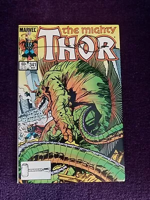 Buy Thor #341 SIGNED By WALT SIMONSON (Marvel, 1984) NM 9.4 • 16.60£