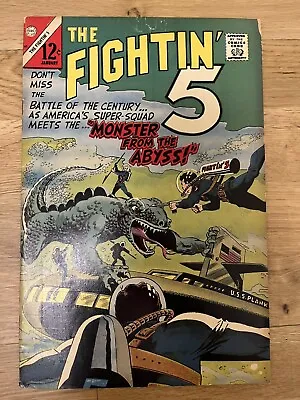 Buy Fightin Five 41 - Charlton Silver Age, 2nd Peacemaker, VG+ • 32.90£