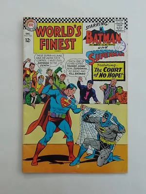 Buy World's Finest, Batman And Superman #163 - FN / VFN. 1966  • 19£