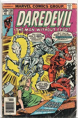 Buy Daredevil #138 - Ghost Rider - Low Grade • 3.95£