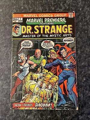 Buy Marvel Premiere Dr. Strange #7 First Print Marvel Comics (1972) Wong • 7.88£