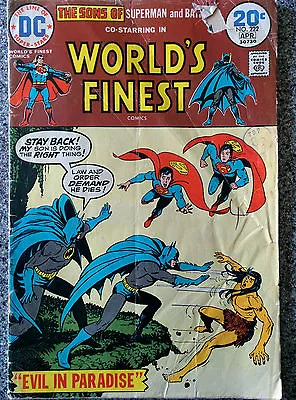 Buy DC World's Finest Sons Of Superman & Batman No. 222 Dated 1974  • 3.99£