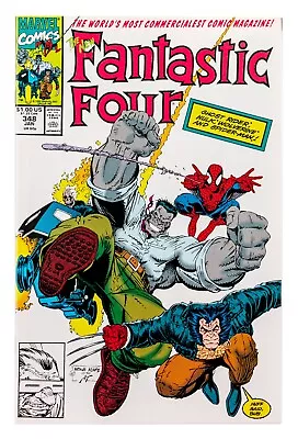 Buy Fantastic Four #348 (1990 Marvel) Ghost Rider, Spider-Man, Wolverine, Hulk! NM- • 6.32£