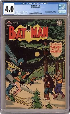 Buy Batman #78 CGC 4.0 1953 4264403002 • 354.17£