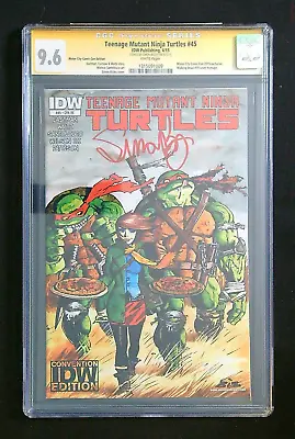 Buy Teenage Mutant Ninja Turtles 45 CGC 9.6 Signed Simon Bisley - Motor City - IDW • 181.83£