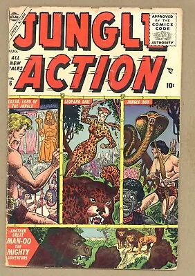 Buy Jungle Action #6 GVG Romita JUNGLE BOY! Leopard Girl LOZAR 1955 Atlas Comics W36 • 52.82£