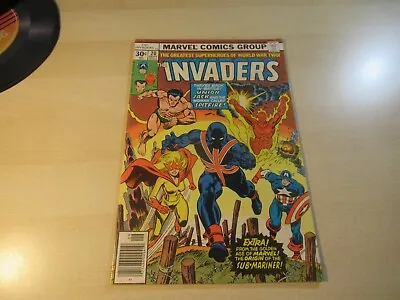 Buy Invaders #20 Marvel Bronze Mid Higher Grade 1st Full Appearance Union Jack Ii • 8.79£