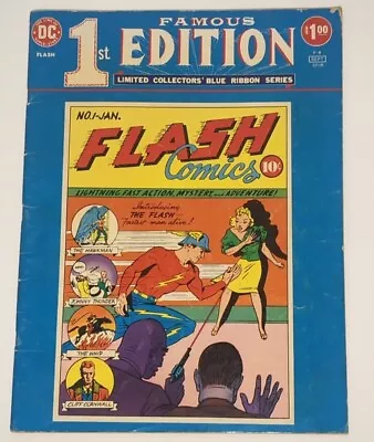 Buy 1975 Famous 1st Edition Flash Comics F-8 Blue Ribbon Series • 19.92£