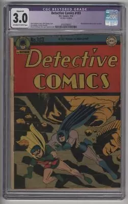 Buy Detective Comics #103 CGC 3.0 OW-W Pgs TRIMMED 1945 Batman Comic • 354.82£