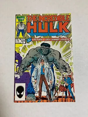 Buy The Incredible Hulk 25th Anniversary Edition #324 October 1986 Retun Of The Grey • 21.33£