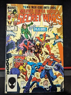 Buy Marvel Super Heroes Secret Wars #5 1984 Galactus Fantastic 4 X-Men Dr. Doom • 8.75£