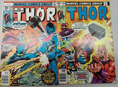 Buy Thor #269 #286 Marvel 1977/79 Comic Books • 9.49£