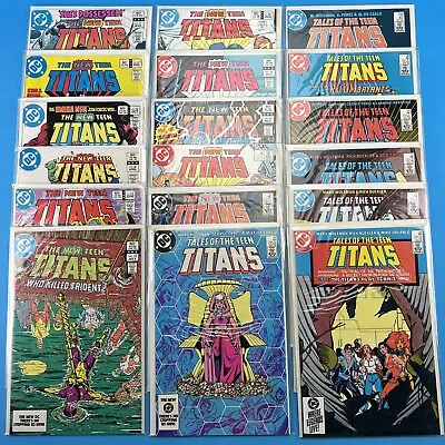 Buy THE NEW TEEN TITANS (1980) - LOT Of 18 DC Bronze Age Comics - VF-NM • 67.34£