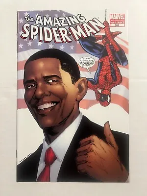 Buy Amazing Spider-man #583 4th Printing Barack Obama Appearance Variant Cover 2008 • 8.04£