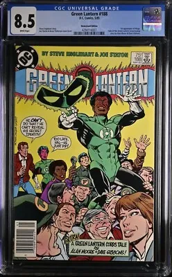 Buy Green Lantern 188 (DC, 1985)  CGC 8.5 WP  **1st Appearance Of Mogo ** • 40.02£