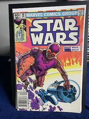 Buy Star Wars #58 Marvel Comic Book 1982 Newsstand 1st Print C3PO Cover • 18.53£