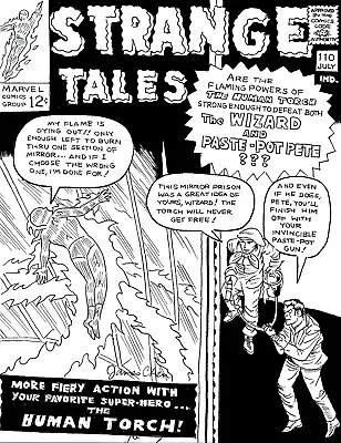 Buy Strange Tales # 110 Cover Recreation 1st Doctor Strange Original Comic Art • 39.97£
